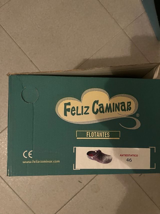 Zuecos de trabajo Feliz Caminar Talla 46