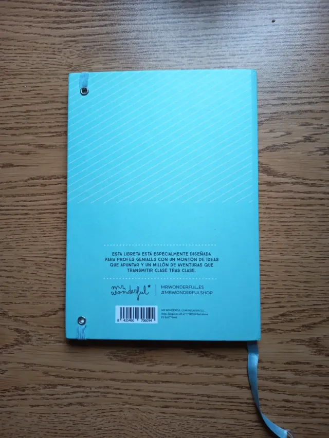 Bloc de notas profe Mr. Wonderful