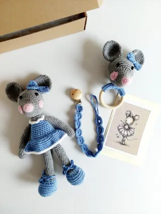 Pack Ratita Recién Nacido Crochet