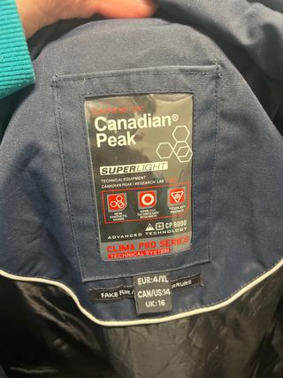 Canadian Peak Blue Parka