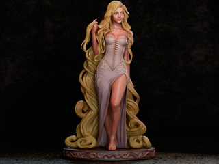 Figura Resina 3D Rapunzel