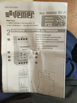 Temporizador Vemer memo Wi-Fi