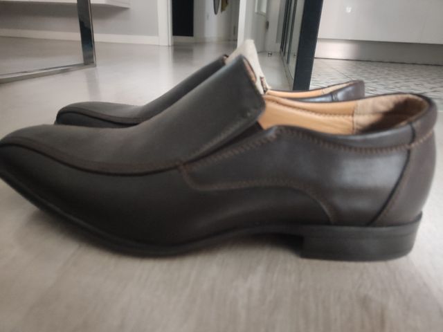 Zapatos de Piel Marrones Hombre Talla 43