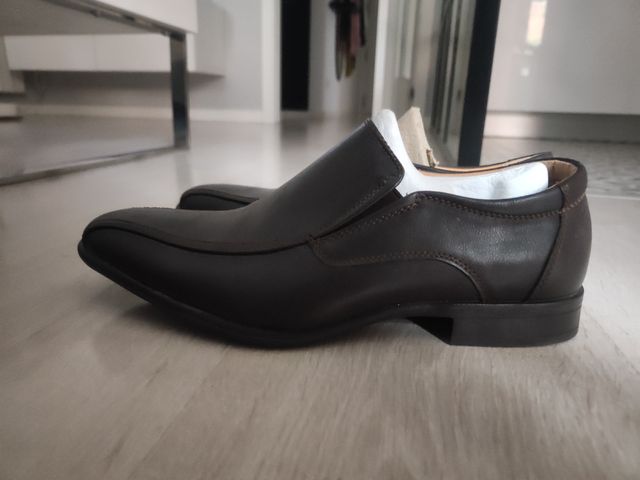 Zapatos de Piel Marrones Hombre Talla 43