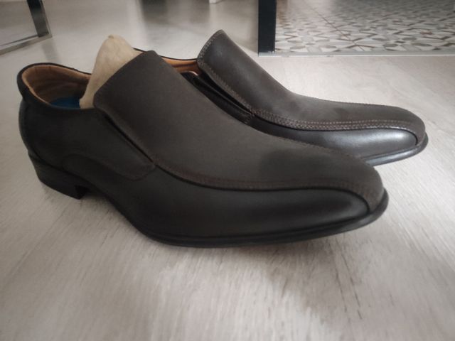 Zapatos de Piel Marrones Hombre Talla 43