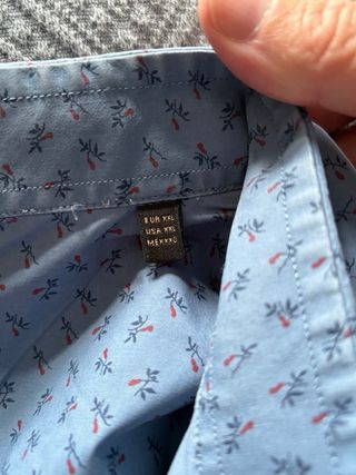 Camisa Massimo Dutti Estampada Azul