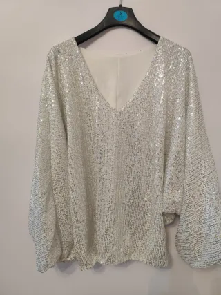 Blusón lentejuelas talla única