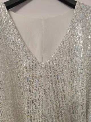 Blusón lentejuelas talla única