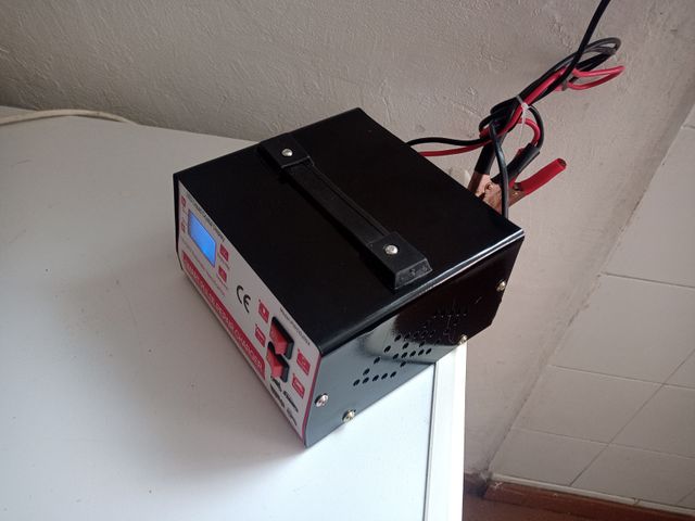 Cargador Batería Coche Moto Tractor 12/24V