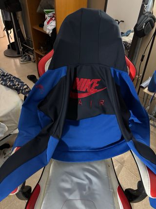 Chaqueta Nike Air Negra y Azul