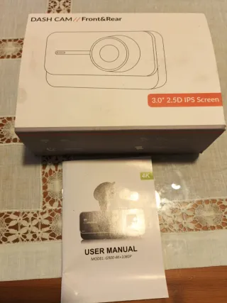 Dash Cam G900 4K+1080P Frontal y Trasero