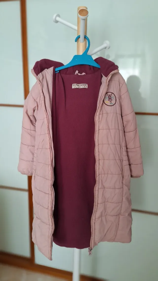Abrigo acolchado niña