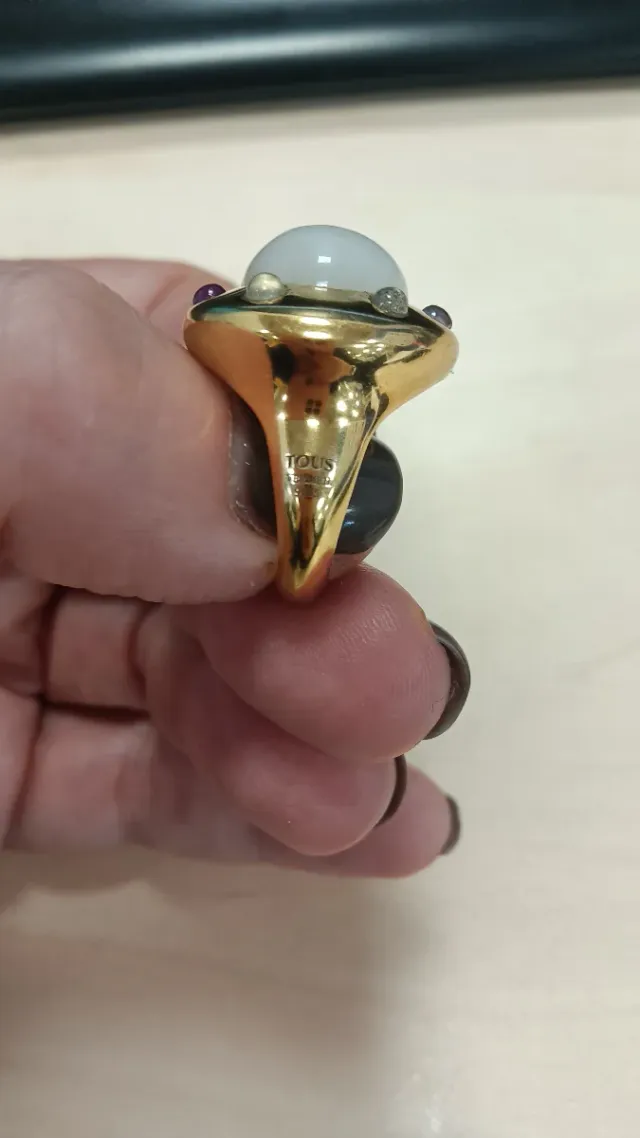 Anillo Tous con Piedras Naturales