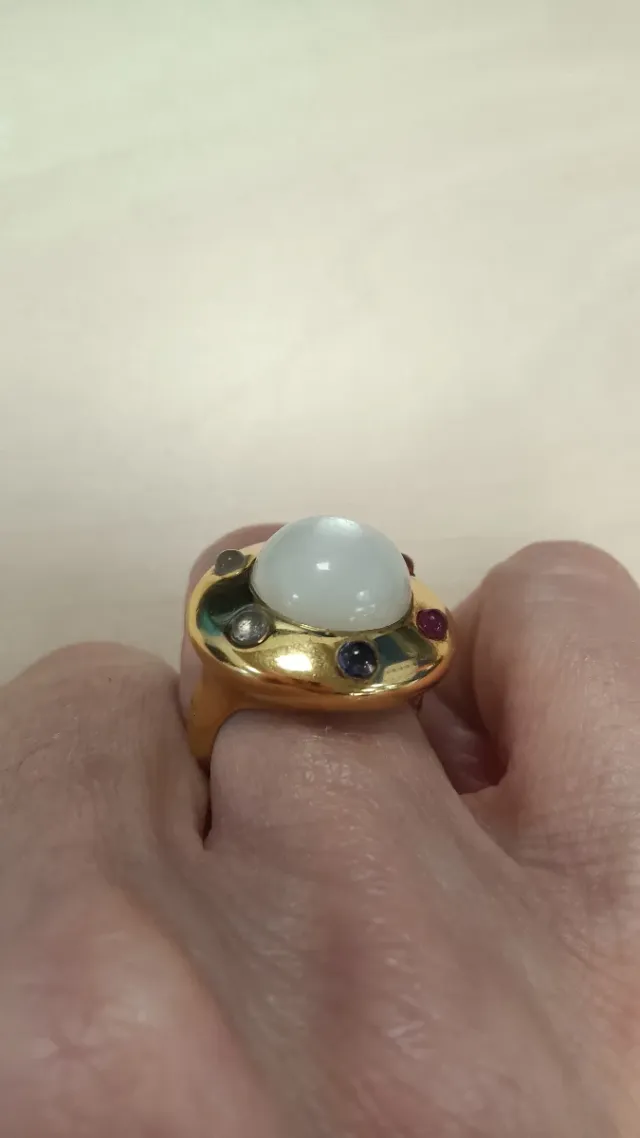 Anillo Tous con Piedras Naturales