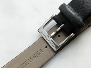 Correa Reloj Mondaine Original Piel Negra