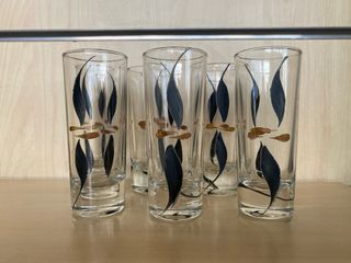 Set 6 Bicchieri da liquore decorati