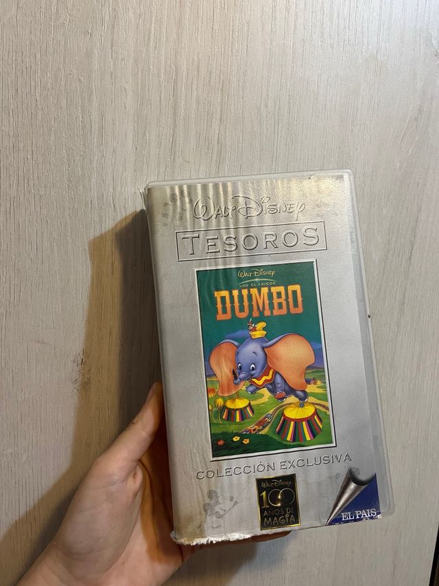 Película VHS Dumbo Disney Tesoros