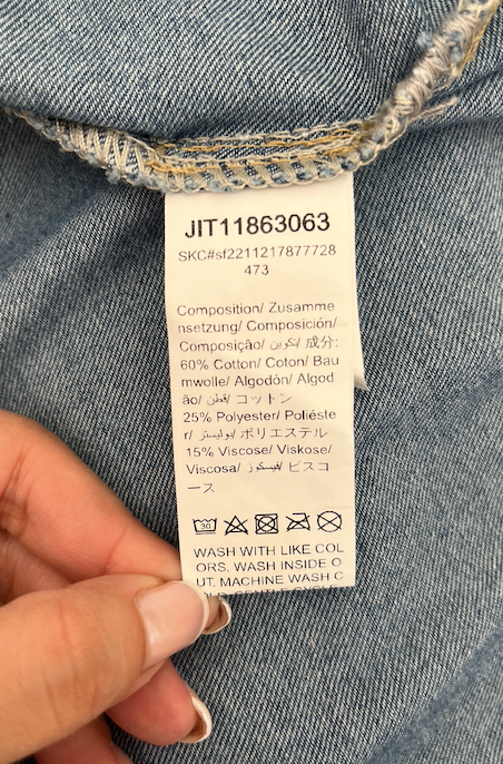 vestido vaquero azul camisero denim