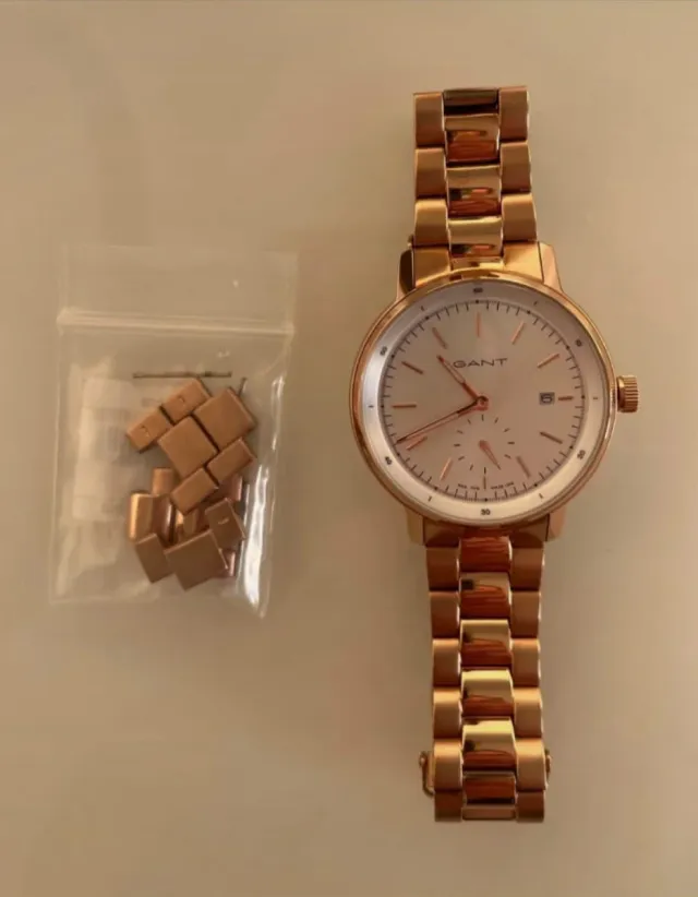 Reloj GANT Original  Dorado y Blanco