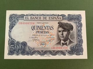 Billete 500 Pesetas 1971 El Banco de España