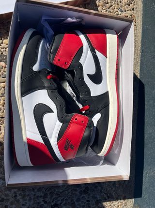 Nike Air Jordan 1 Retro High OG Black Toe Talla 46