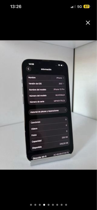 iPhone 13 Pro 256GB Plata
