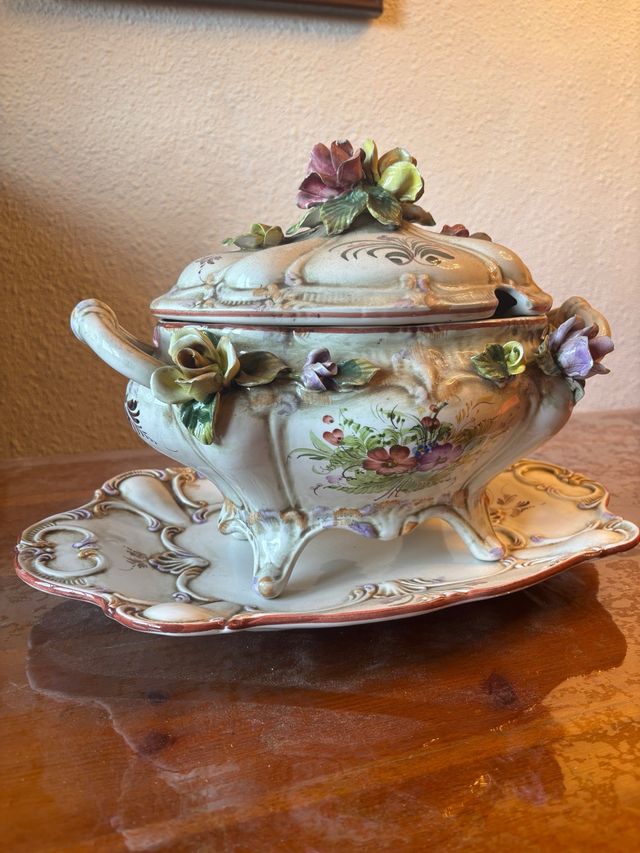 Conjunto porcelana numerado