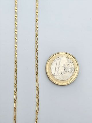 Cadena de Oro 18K, Cartier 1x1, 3,44gr, 40cm