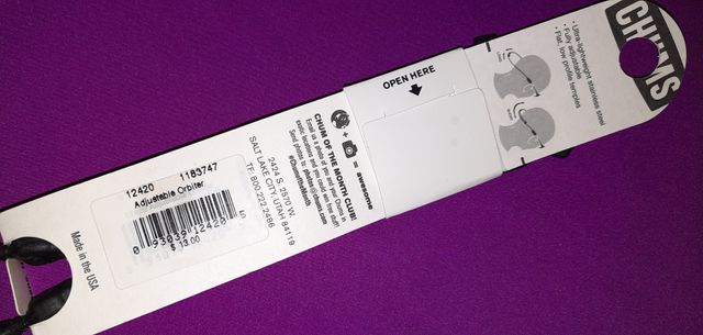 Chums Adjustable Orbiter Nero Nuovo Supporto