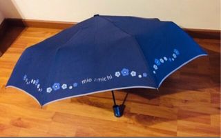 Paraguas Mio Amichi Azul Flores