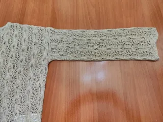 Jersey Sfera calado beige talla única