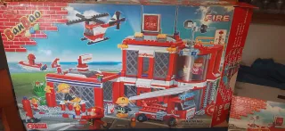 Parque de bomberos BanBao 703 piezas