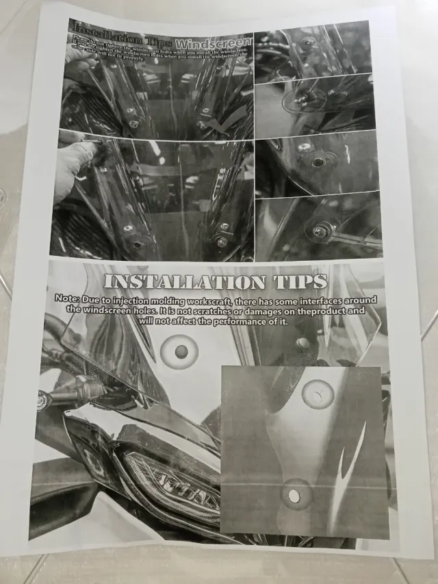 Cúpula transparente para moto