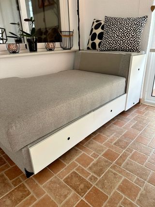 Sofá-Arcón-Armario gris (MAZARRON)