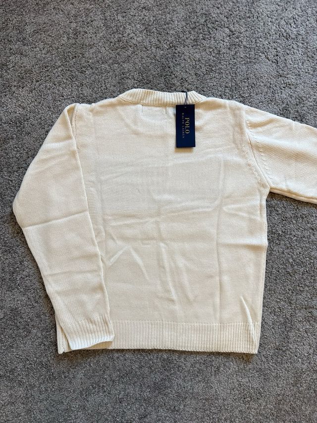 Jersey Polo Ralph Lauren Bandera Americana Beige