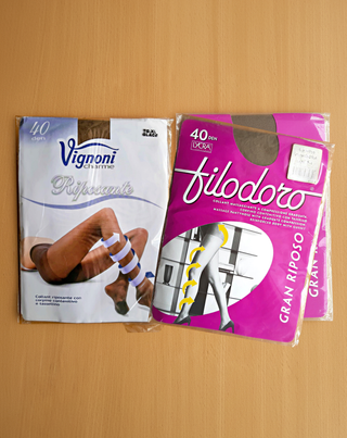 2 paia collant 40 den Filodoro + Vignoni