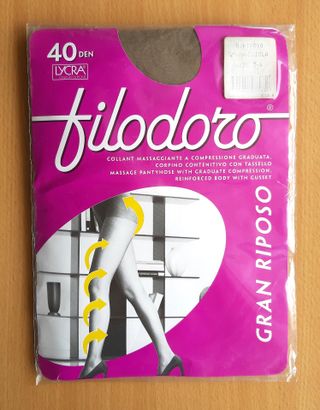 2 paia collant 40 den Filodoro + Vignoni