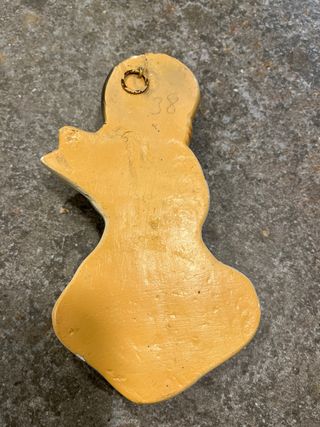 Ángel antiguo de cerámica