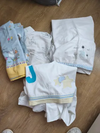 Juego 3 sábanas infantiles algodón