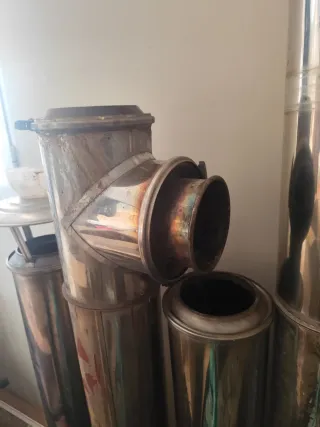 Tubos de chimenea doble capa 125mm