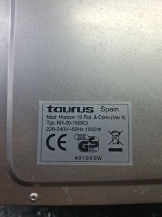 Mini horno Taurus Horizon 19