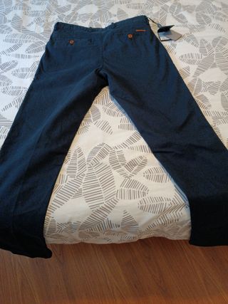 Pantalón Massimo Dutti Azul Talla 38 Hombre