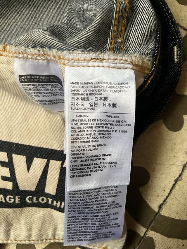 Levi's 501XX LVC 1947 W31 L34 Made in Japan, nuevo