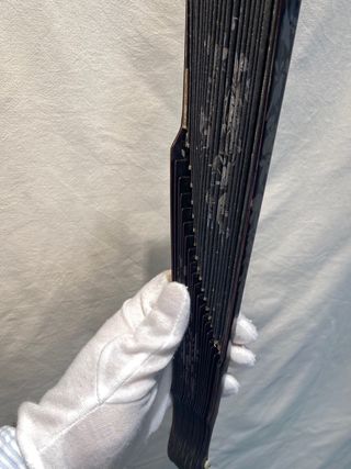 Abanico chino antiguo decorado