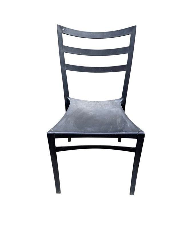 Silla Hostelería Exterior Negra