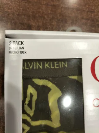 Pack 2 tangas brasileñas Calvin Klein CK One