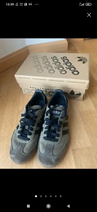 Adidas Samba OG Gris Negro Talla 38