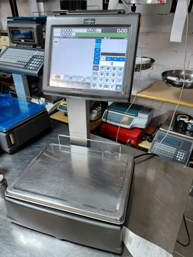 Balanza DINA D-900 Táctil Tickets/Etiquetas