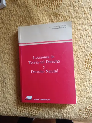 Lecciones de teoría del derecho y derecho natural