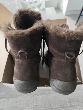 Stivaletti Olang donna marroni con pelo